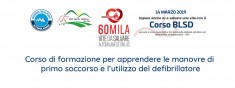 Corso per apprendere le manovre di primo soccorso e uso defibrillatore