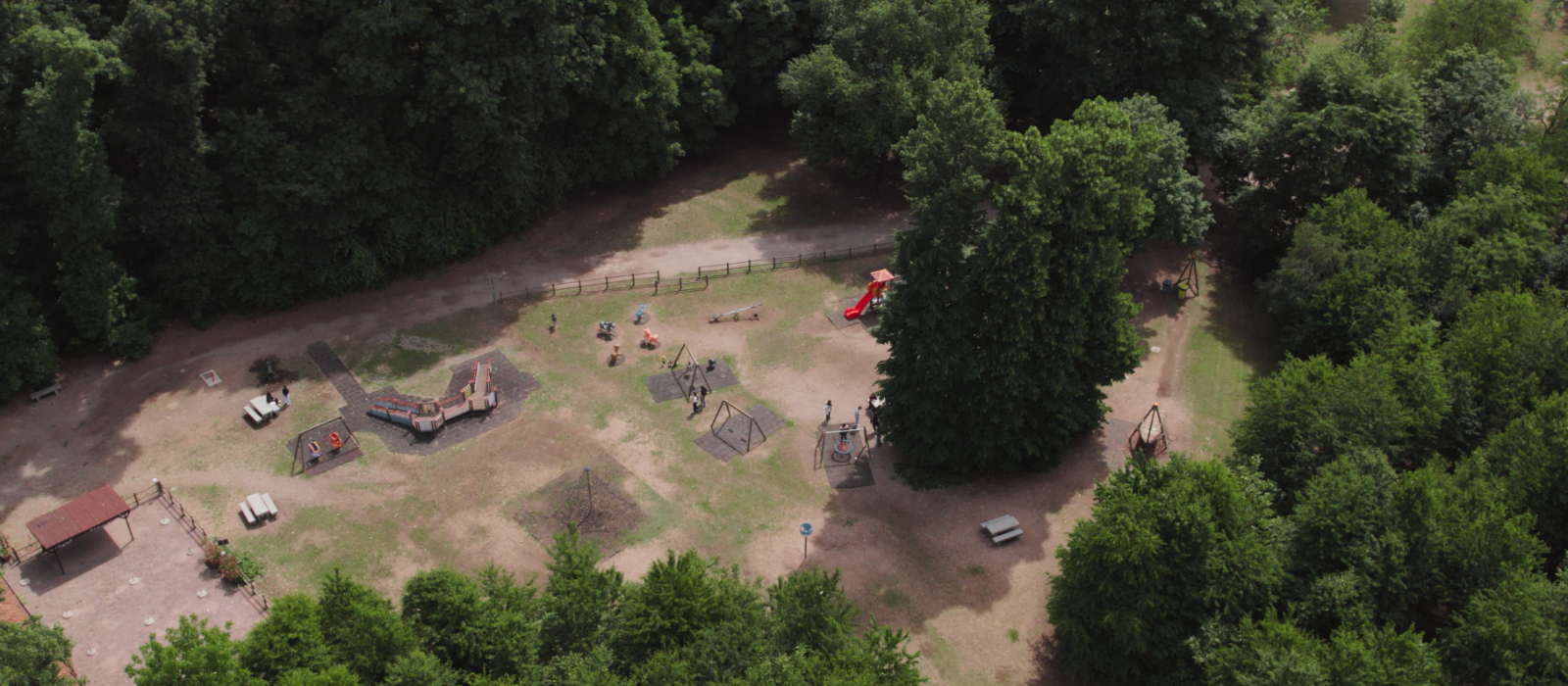 Veduta dell'area giochi